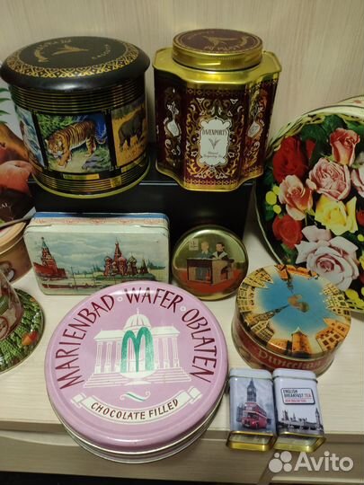 Жестяные банки времен СССР