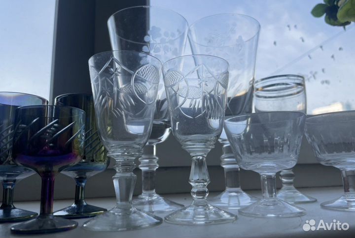 Лафитники и бокалы