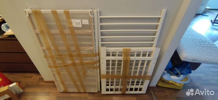 Детская кроватка IKEA гулливер 120/60 с матрасом