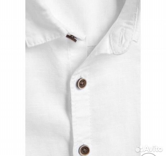 Рубашка из смеси льна Next