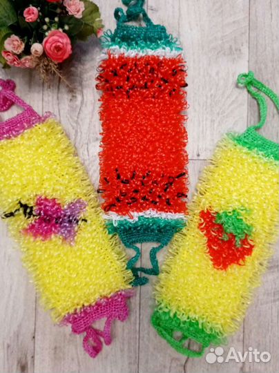 Мочалки ручной работы