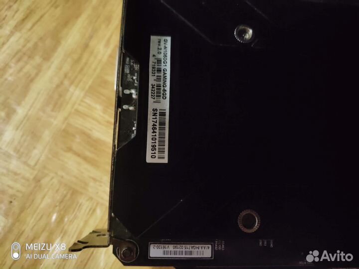 Видеокарта gtx 1060 6gb G1 gaming