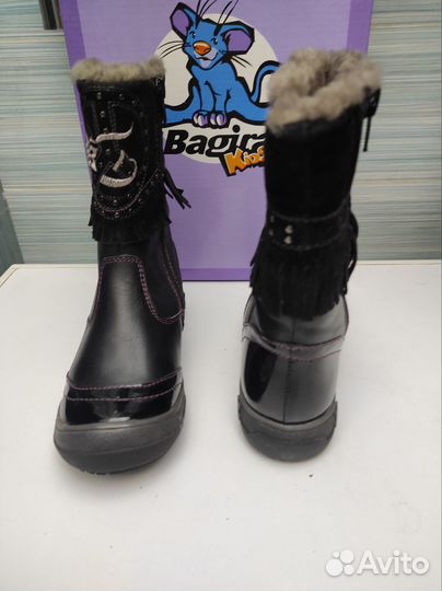 Сапоги зимние нат.кожа,нат.мех, р.28,29,31,32