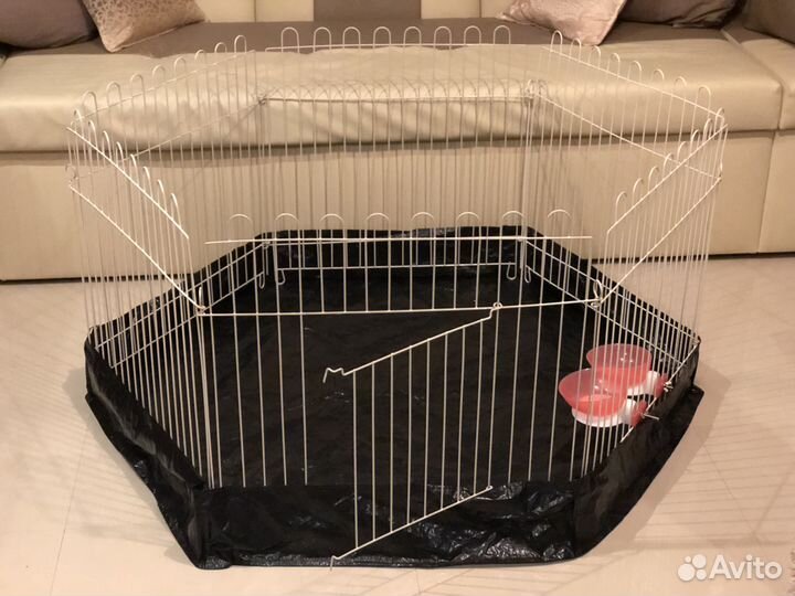 Вольер, клетка для животных белый