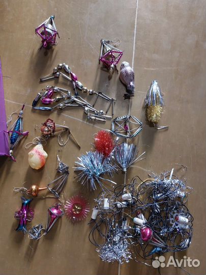 Елочные игрушки СССР