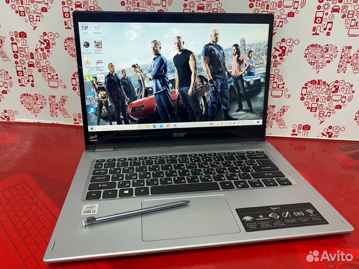 Сенсорный ноутбук трансформер Acer i3-1005G1 к1
