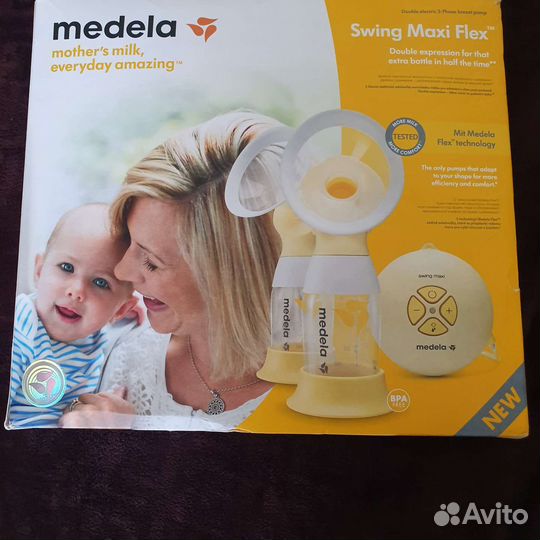 Молокоотсос medela swing flex электрический