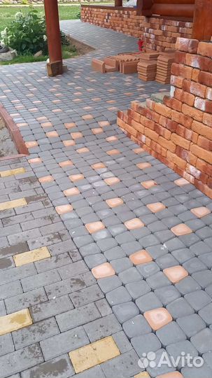 Укладка тротуарной плитки асфальтирование