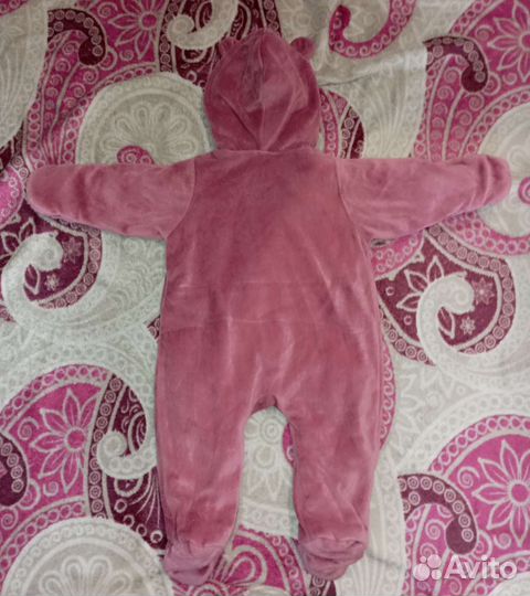 Костюм для девочки демисезон 74см (+комбез 68см)