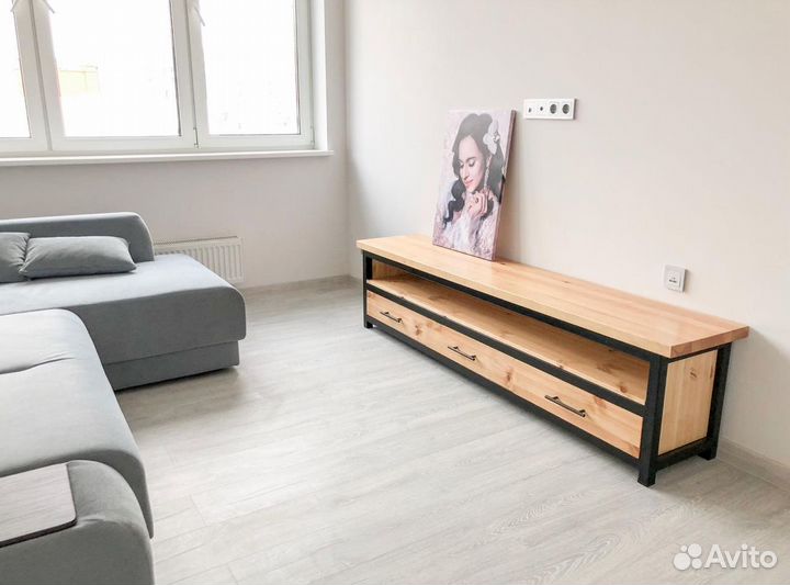 Тумба под тв в стиле лофт