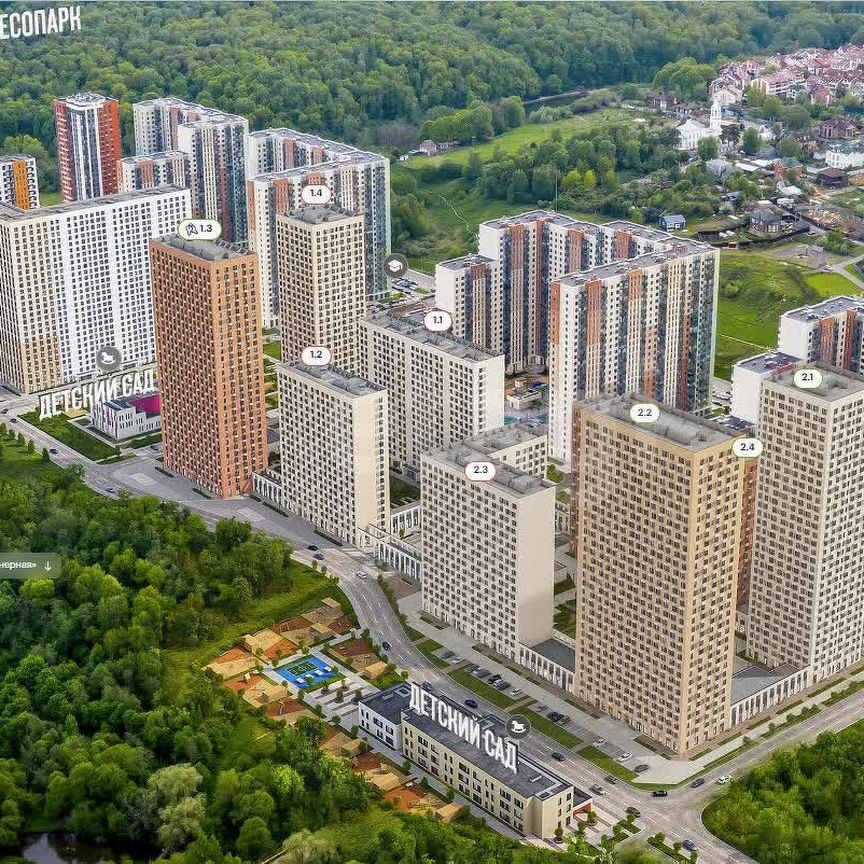 1-к. квартира, 32,2 м², 23/33 эт.