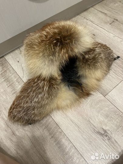 Шапка ушанка мужская с натуральным мехом