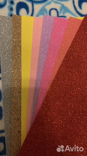 Фоамиран глиттерный