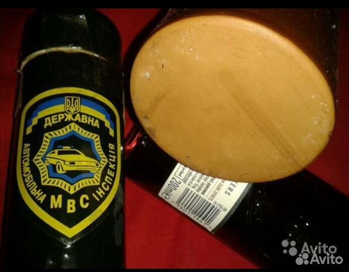 Бутылки,штофы-жезл,кетчуп,бальзам,Becher,Мамахуана