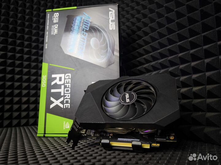 Видеокарта RTX 3050 Asus Phoenix / Коробка