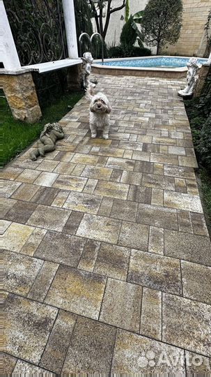 Тротуарная плитка и поребрик заказ от 120 м2