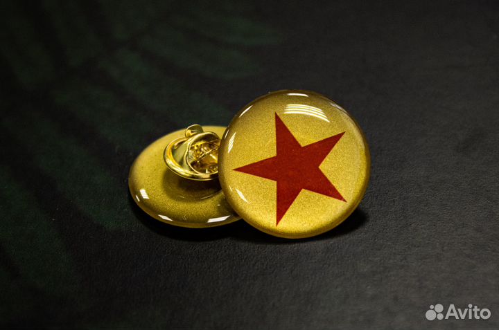 Значок студенческий (заливной) Командир