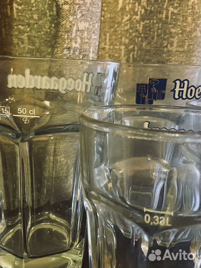 Пивные бокалы Hoegaarden
