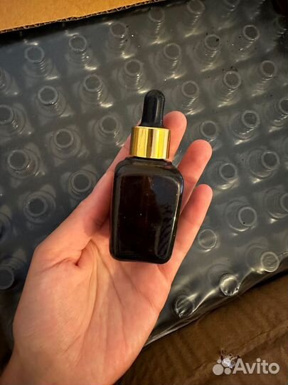 Флакон 50 мл стекло с золотой пипеткой стекло