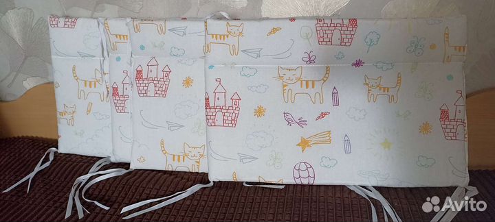 Бортики в детскую кроватку