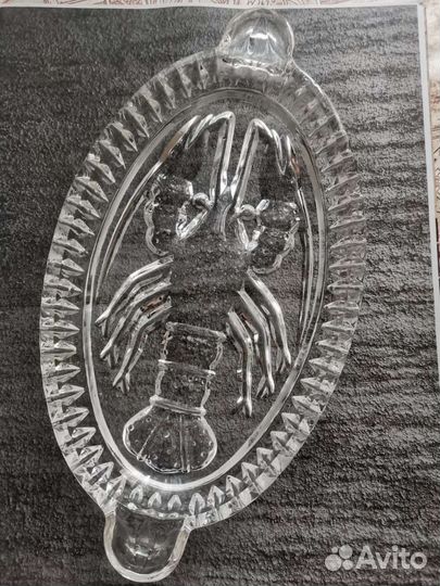 Хрустальные салатницы и селедочница СССР