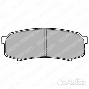 Колодки тормозные дисковые зад LP963