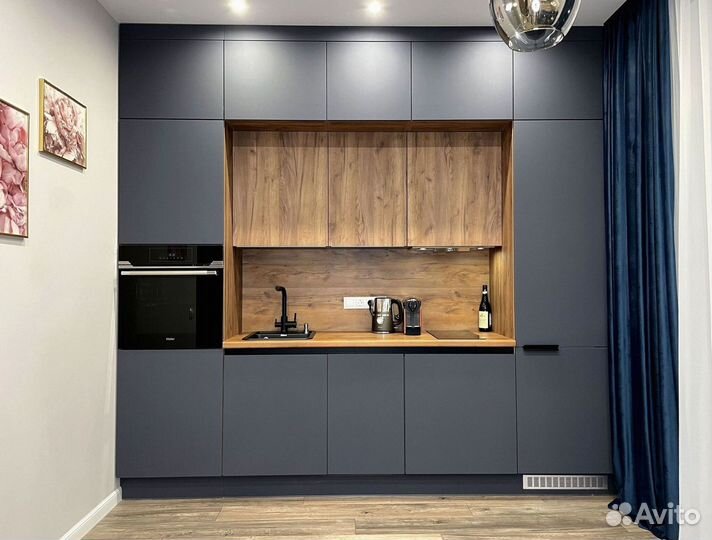 Прямая кухня.Кухонный гарнитур на заказ