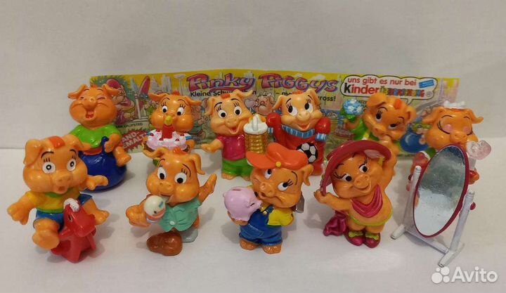 Серии Киндер, пингвины, динозавры, гномы, и др