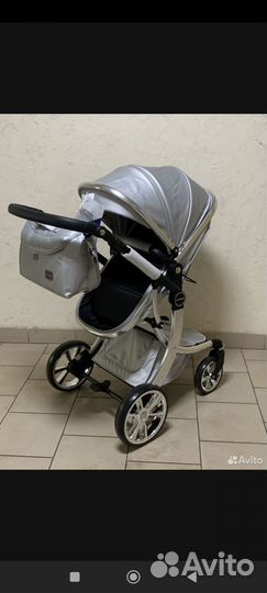 Dalux 608 (Luxmom экокожа) коляска 3в1