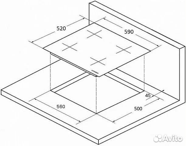 Индукционная варочная панель Kuppersberg ICS 604 W