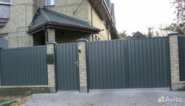 Забор из профлиста с гарантией под ключ