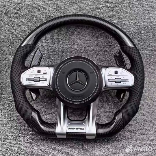 Руль Mercedes AMG w205 w213 w222 карбон