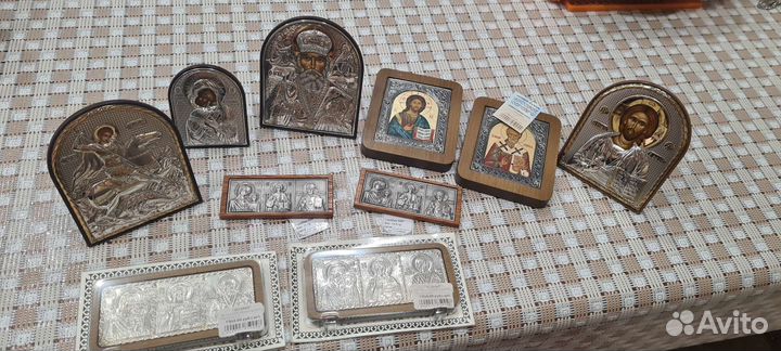 Икона серебро