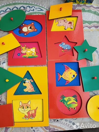 Деревянные развивающие Игрушки