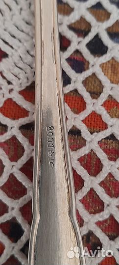 Антикварная вилка.серебро