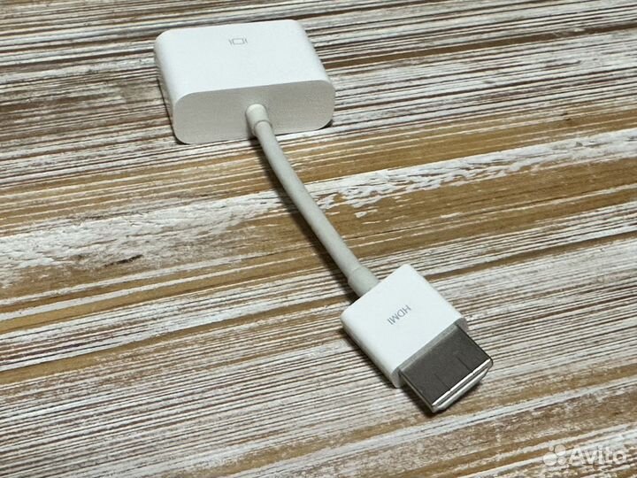 Переходник/адаптер Apple DVI-D - hdmi, белый