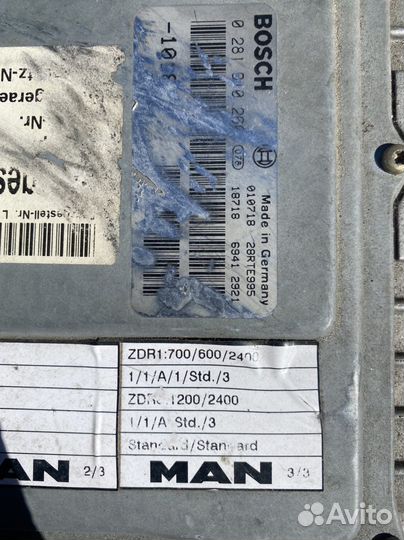 Блок управления двигателем Ман L2000 0281010260