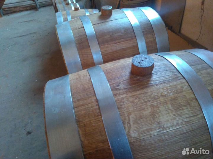 Бочка деревянная