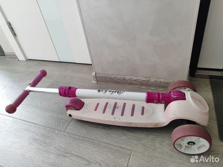 Самокат детский трехколесный бу