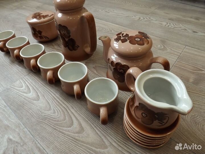 Чайно-кофейный сервиз (новый)