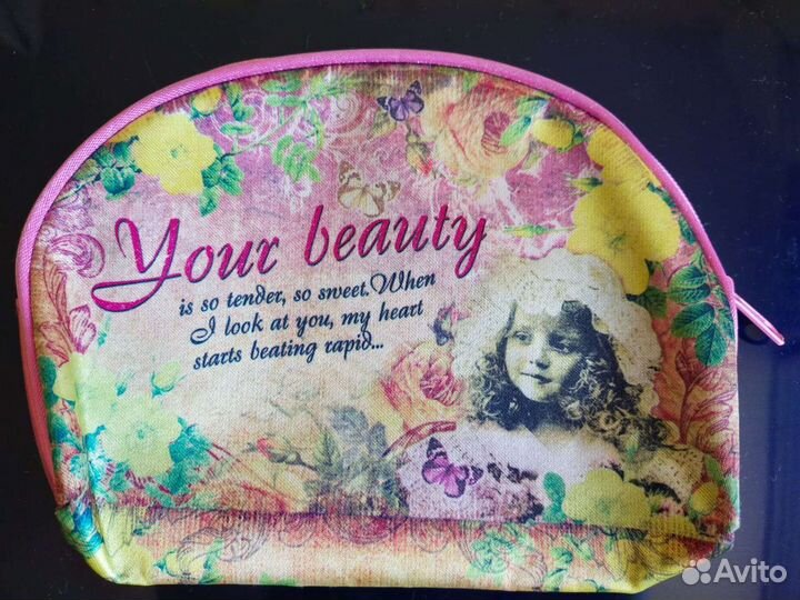 Косметичка именная + зеркальце