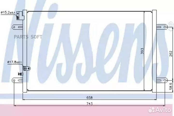 4F0260403Q радиатор конд.\ Audi A6 Allroad 3.2FSi/4.2FS/2.7TDi/3.0TDii 06