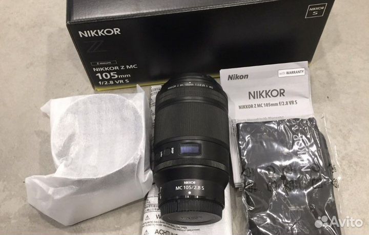 Nikon nikkor Z MC 105 f/2.8 VR S, новый