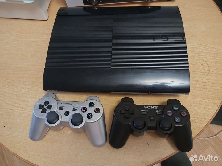 Sony PS3 Super Slim 500G прошитая 45+ игр