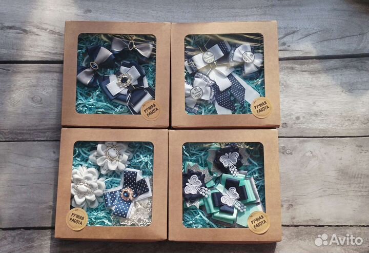 Резинки для волос, банты