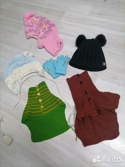 Шапки зимние детские