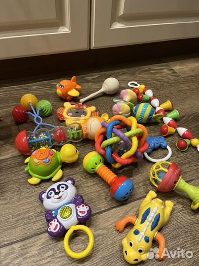 Игрушки погремушки пакетом