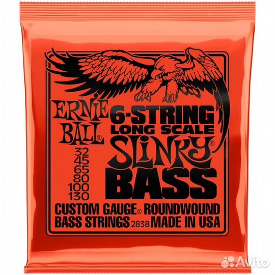 Струны для шестиструнной бас-гитары Ernie Ball 283