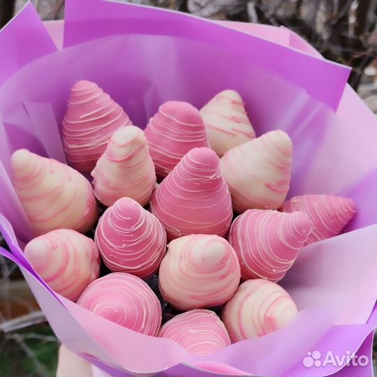 Букет из клубники в шоколаде