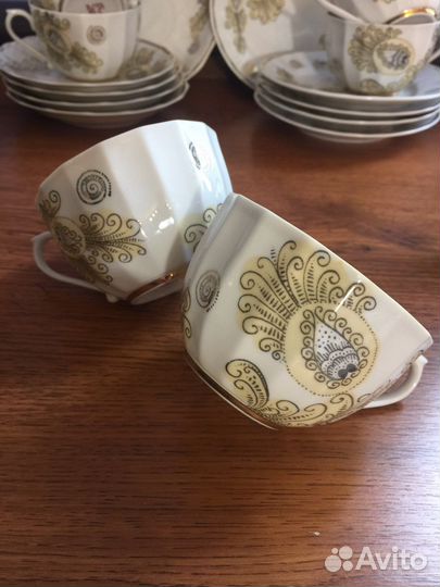 Сервиз чайный Вербилки Перо жар-птицы